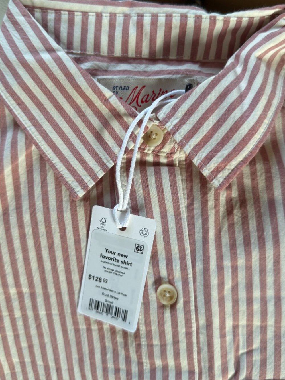Marine Layer Jane Relaxed Cali Poplin Shirt - Picture 3 of 4